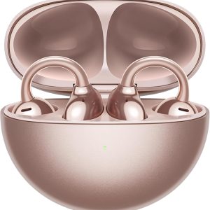 HUAWEI FreeClip. Bahnbrechendes Design. Federleichtes Tragegefühl. Offenes Hören. Kristallklare KI-Anrufe. Lange Akkulaufzeit. Zwei Geräte gleichzeitig verbinden. Roségold