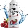 Best Body Nutrition Vital Drink ZEROP® – Cherry Syrup Sugar-Free – 1 L – 1:80 Makes 80 Litres of Ready Drink – Drink Concentrate with Fruit Juice – Taste for Water with Vitamins